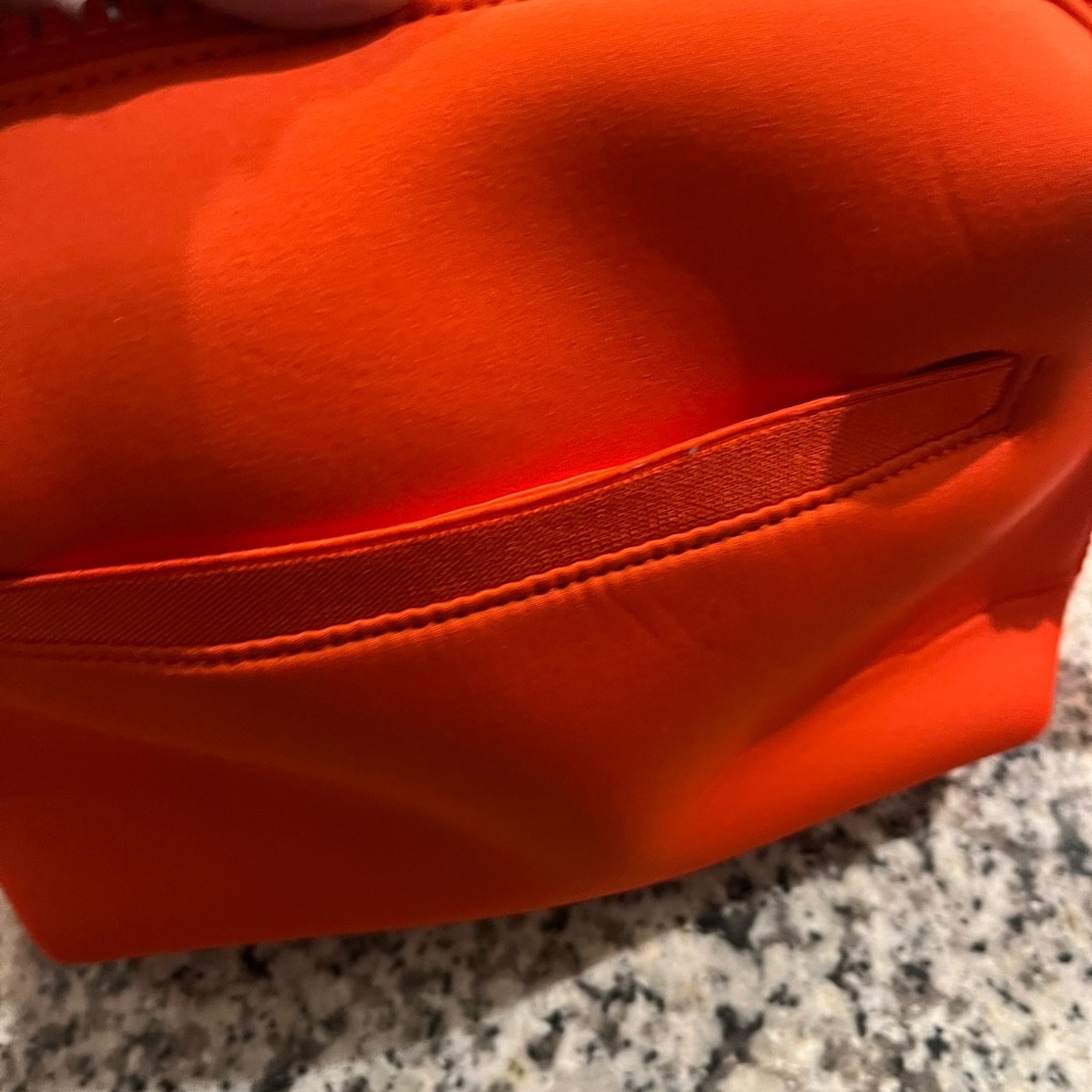 Dagne Dover Micah Bright Orange Crossbody with Front Zip Pocket EUC - Picture 15 of 16